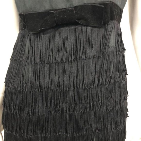 Kate Spade Retro Fringe Dress 1960s Christmas Cocktail Party Holidays - Picture 2 of 12
